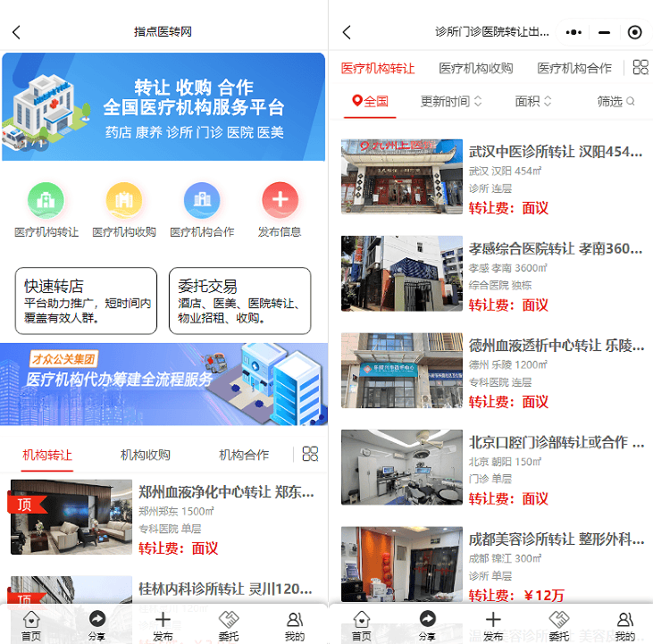 诊所转让或合作，诊所转让官网助力交易达成！